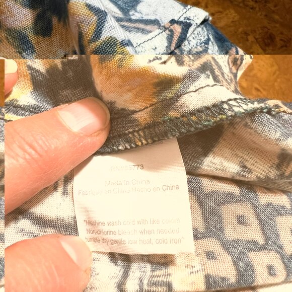 O’Neil Green Bohemian Boho Long Duster Open Front Cardigan Cover Up M/L - Picture 5 of 6